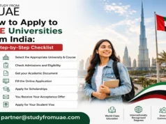 How to Apply to UAE Universities from India: A Step-by-Step Checklist